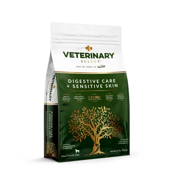 8.5 Lb Veterinary Select Digestive & Skin Care Dog Food - Healing/First Aid